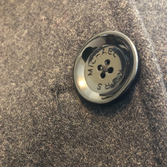 Michael Kors Dark Charcoal Gray Peacoat Jacket - Picture 5 of 7